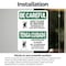 Signmission Safety Culture Sign, 3.5 in Width, Vinyl Decal, Rectangle, Bilingual OS-2PACK-BC-D-35-L-10001 - alternate 2